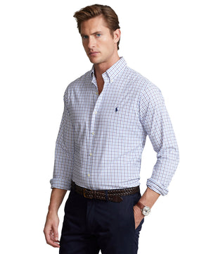 Ralph Lauren Long Sleeve Twill Plaid Sport Shirt with Spread Collar - Trevor Bespoke