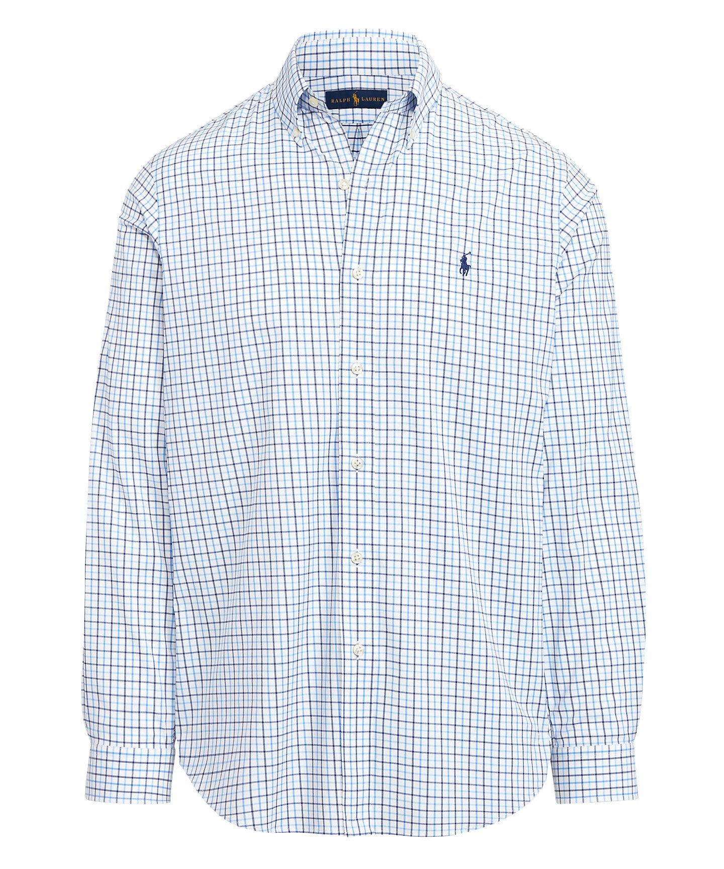 Ralph Lauren Long Sleeve Twill Plaid Sport Shirt with Spread Collar -  Trevor Furbay Bespoke