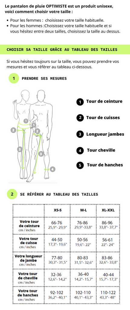 Pantalon de pluie : Nombreux pantalons de pluie sur Cyclable !