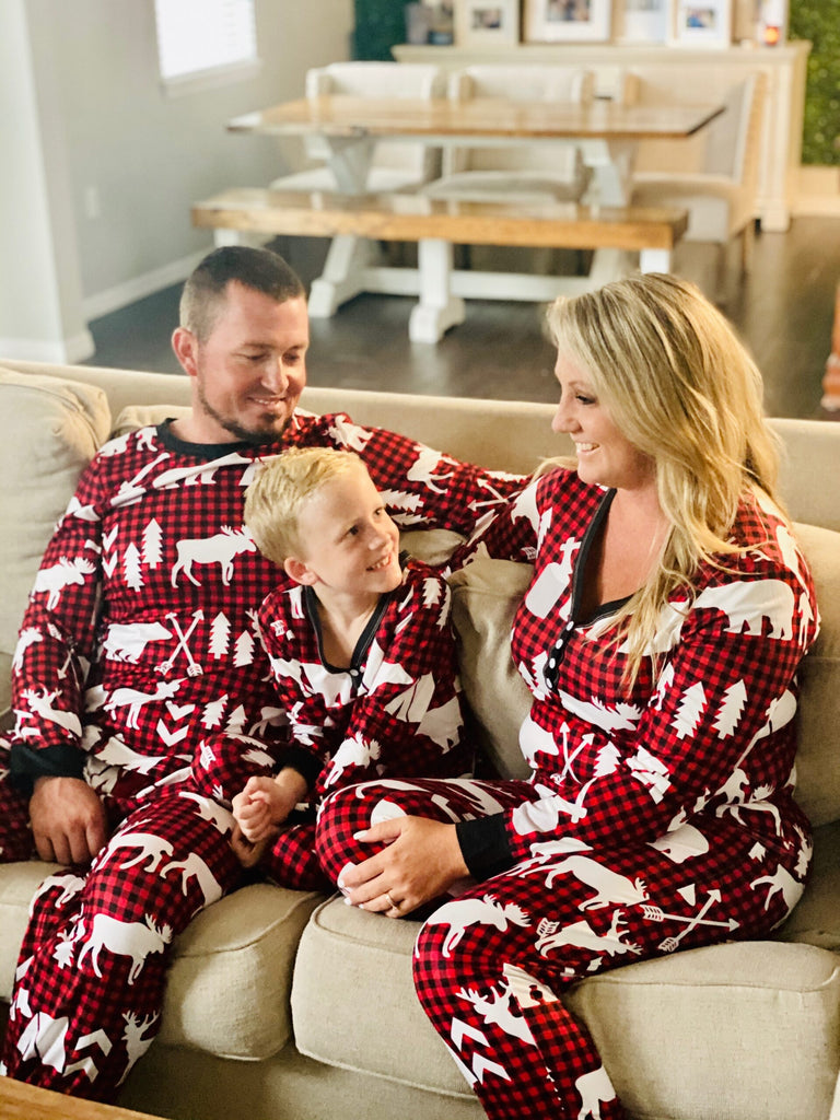 PREORDER: Matching Family Pajamas in Buffalo Plaid