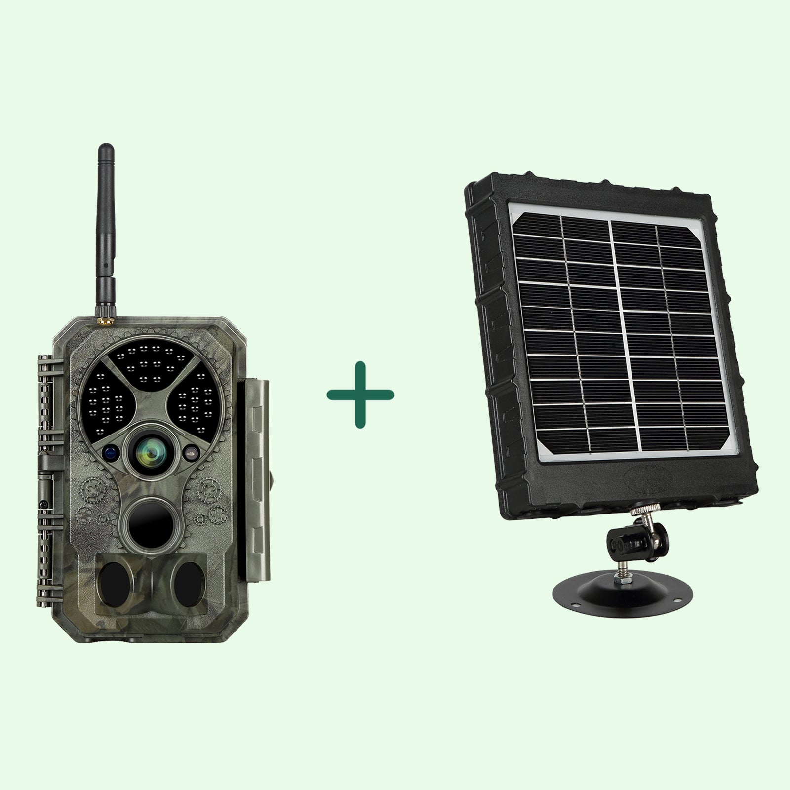 WLAN Kamera günstig Kaufen-Bundle Wildkamera Wildtierkamera Jagdkamera Wlan 32MP 1296P 0,1s Auslöserzeit Bewegungsmelder 120°PIR und Solarpanel-Kits 8000mAh 12V/9V/6V | A350W Grün. Bundle Wildkamera Wildtierkamera Jagdkamera Wlan 32MP 1296P 0,1s Auslöserzeit Bew