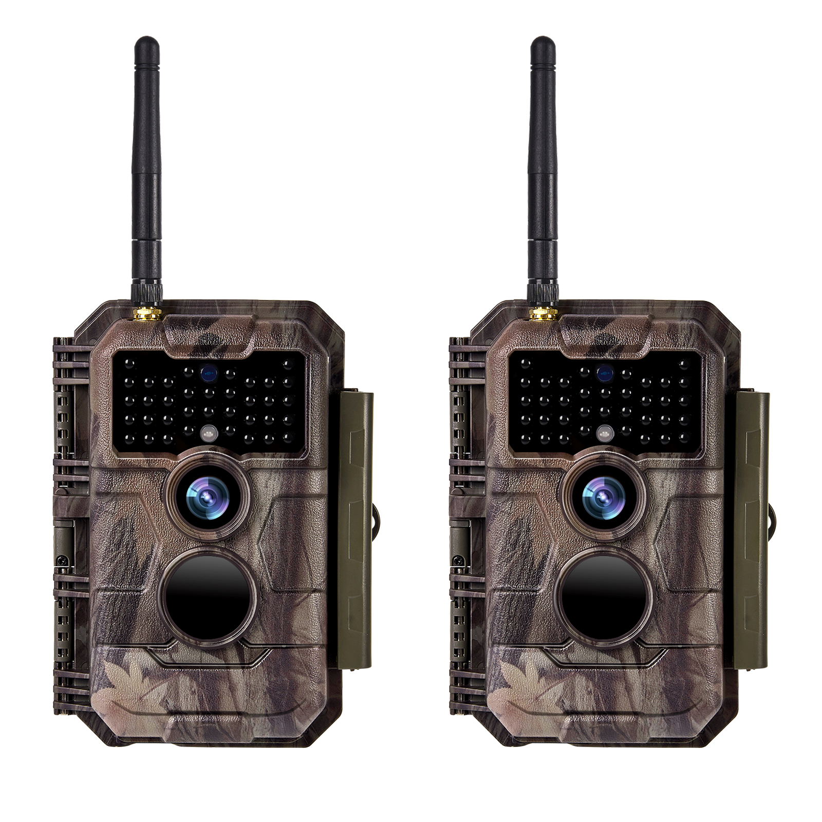 IP66 Wasserdicht günstig Kaufen-2-tlg. Wildkamera Wlan Fotofalle Jagdkamera Wildtierkamera 32MP 1296P 0,1s Schnelle Trigger Geschwindigkeit Nachtsicht Bewegungsmelder 110°PIR IP66 Wasserdichter | W600 Rot. 2-tlg. Wildkamera Wlan Fotofalle Jagdkamera Wildtierkamera 32MP 1296P 0,1s S