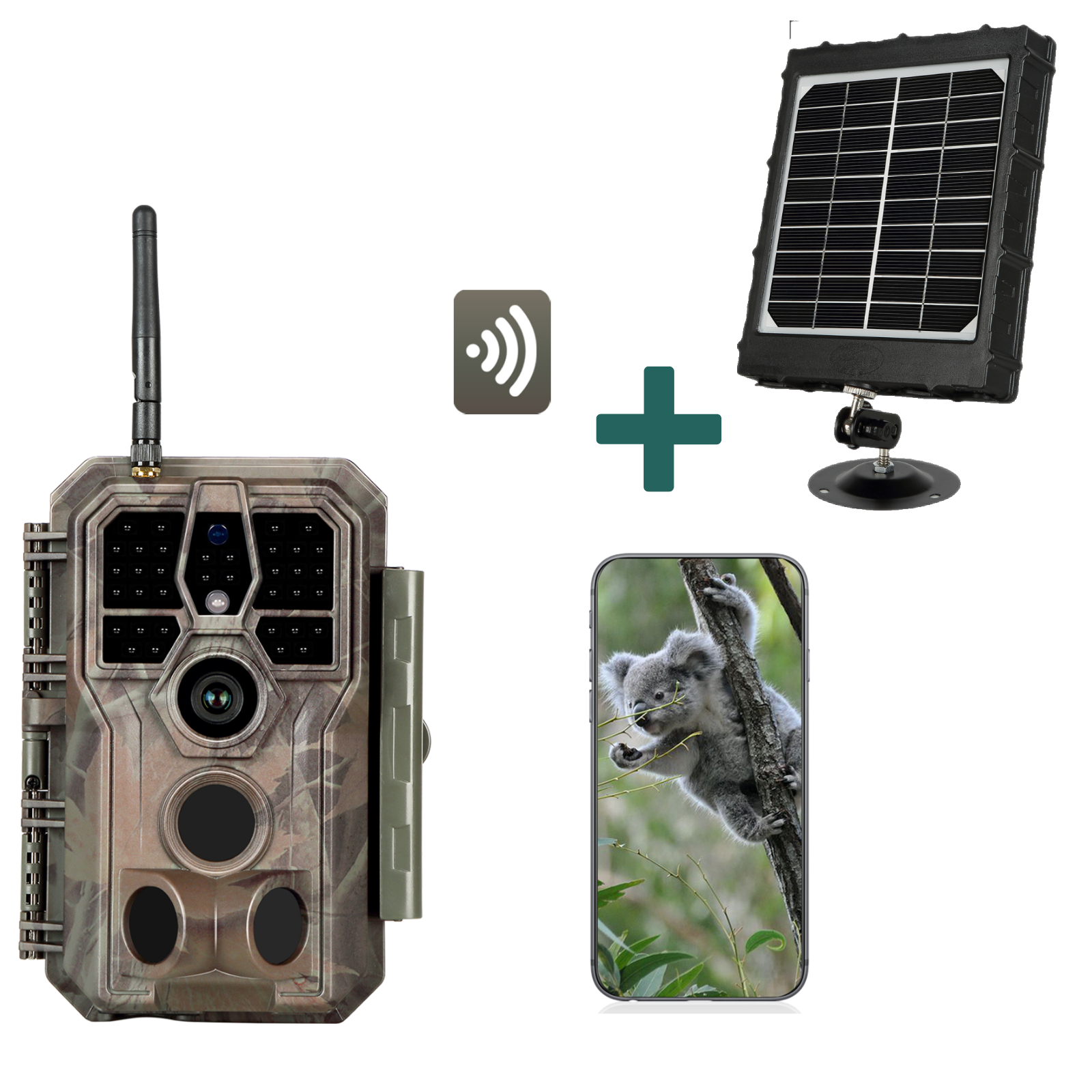 se aus günstig Kaufen-Bundle Wildkamera Wildtierkamera Jagdkamera Wlan 32MP 1296P 0,1s Auslöserzeit Bewegungsmelder 120°PIR und Solarpanel-Kits 8000mAh 12V/9V/6V | A280W Braun. Bundle Wildkamera Wildtierkamera Jagdkamera Wlan 32MP 1296P 0,1s Auslöserzeit Bewegun