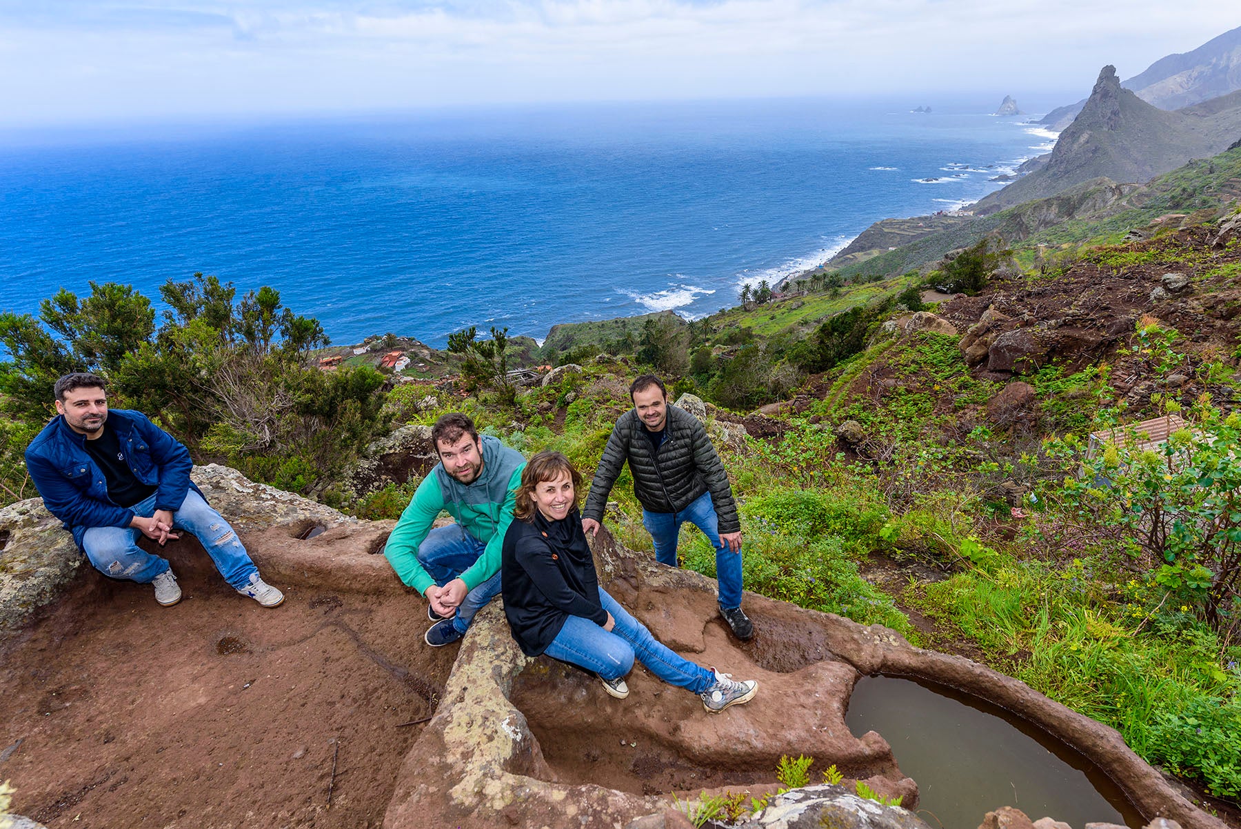 The Envinate Team in their Tenerife Vineyard