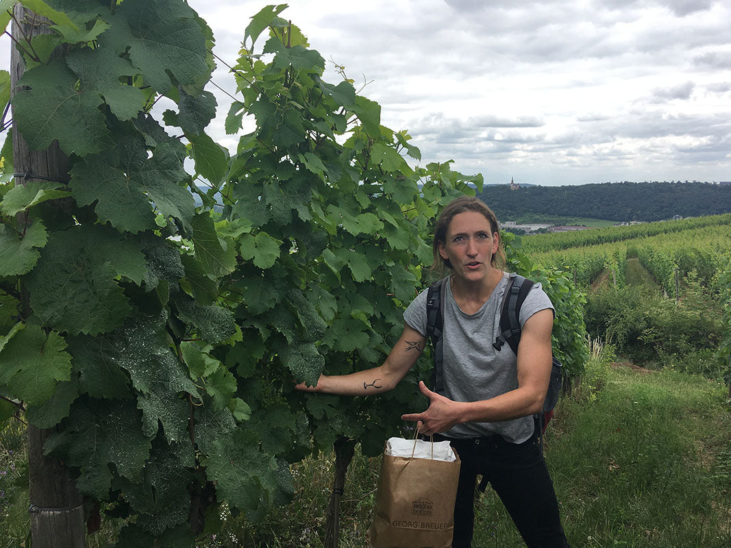 Winemaker Theresa Breuer in the Georg Breuer Estate