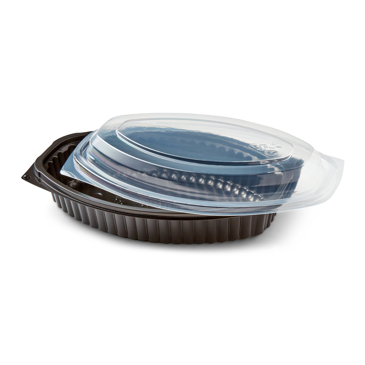 10 x 520 ml (18.3 ounce) Microwavable Meal Prep Hot Food Containers & Lids (207mm x 143mm x 59mm)