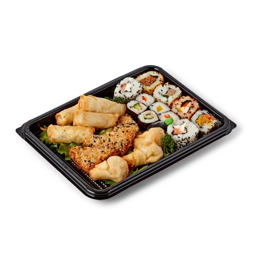 15 x Mini Platters + Lids - Great For Individual Sandwich Selections, Cakes & Sweets!