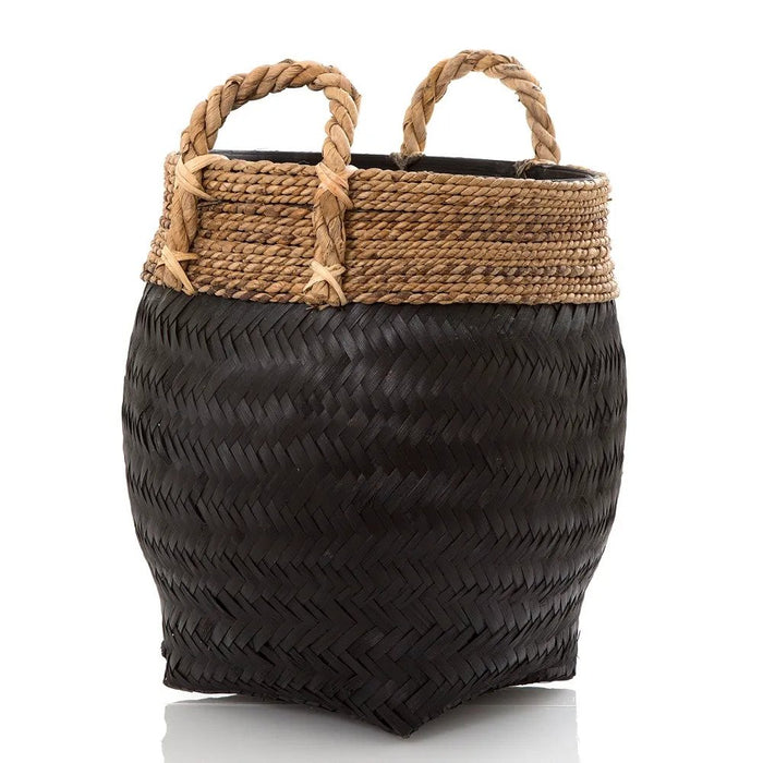 Mauritius Basket Black — Flora Designs Australia