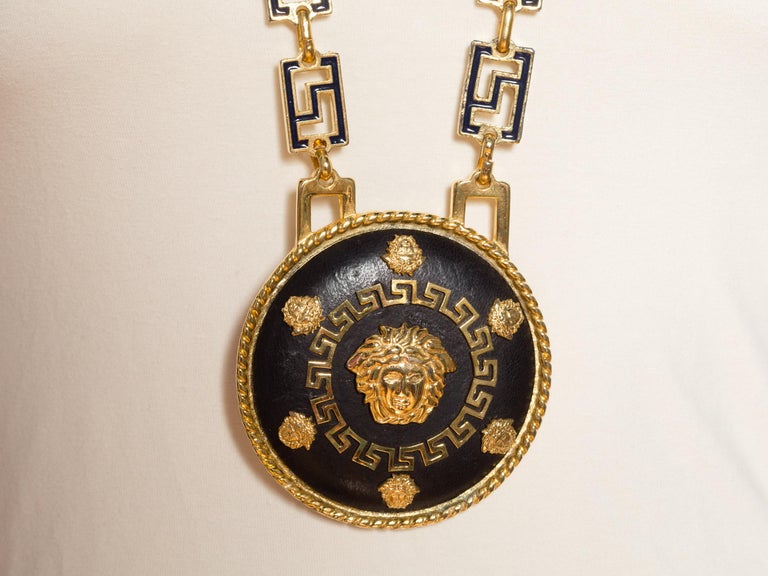 versace medusa pendant