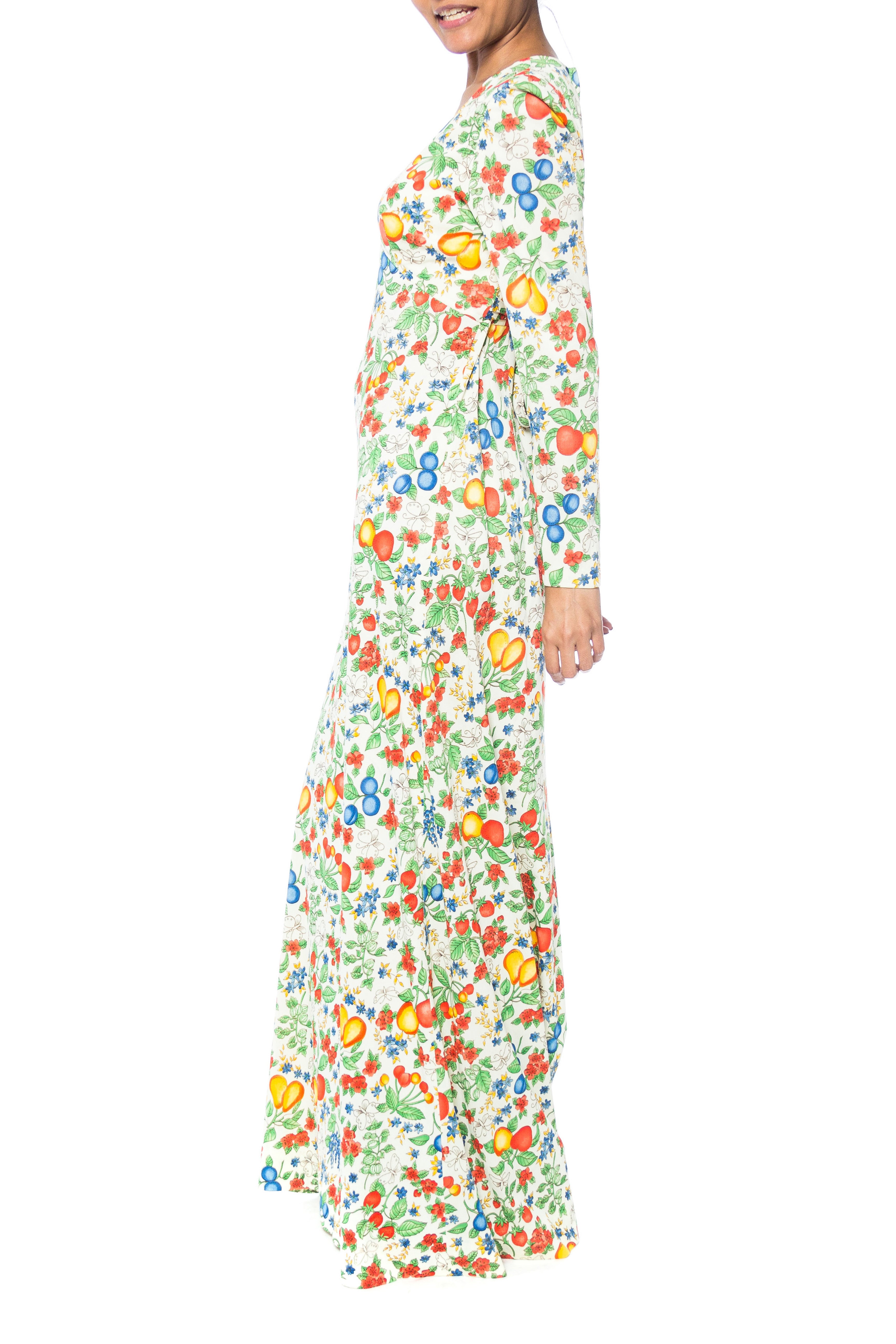 fruit maxi dress