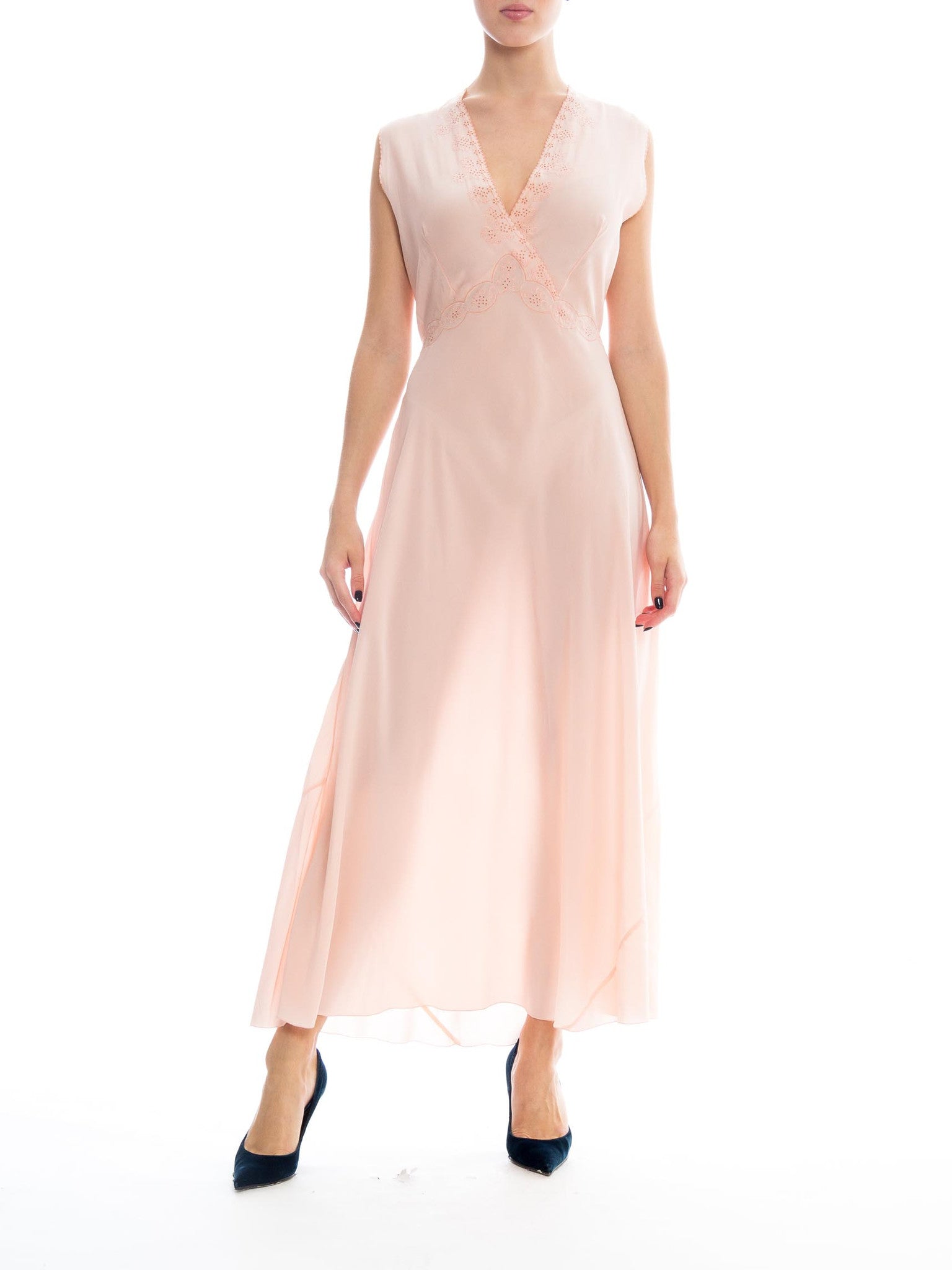 silk negligee gown