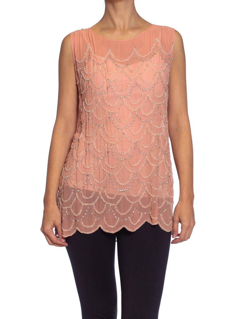 chiffon shell top