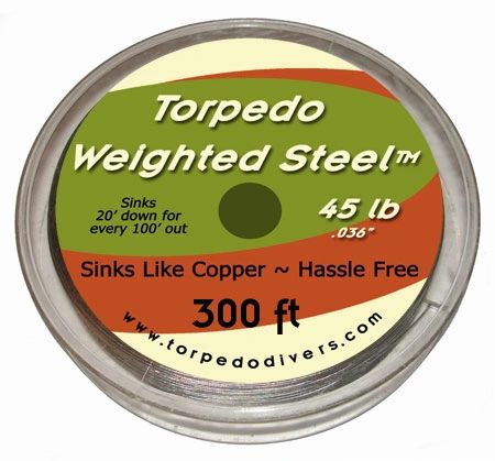 TORPEDO WEIGHTED STEEL 400 FT – Grimsby Tackle