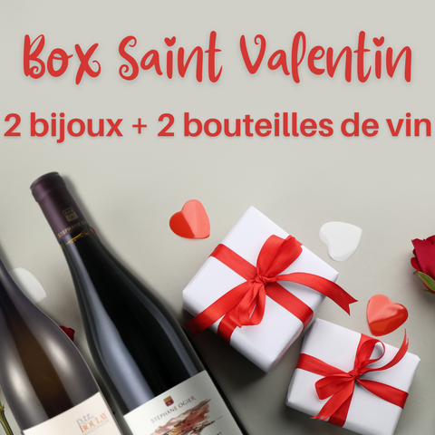 COFFRET CHOCOLAT SAINT VALENTIN - COFFRET PALETTE COEUR SAINT