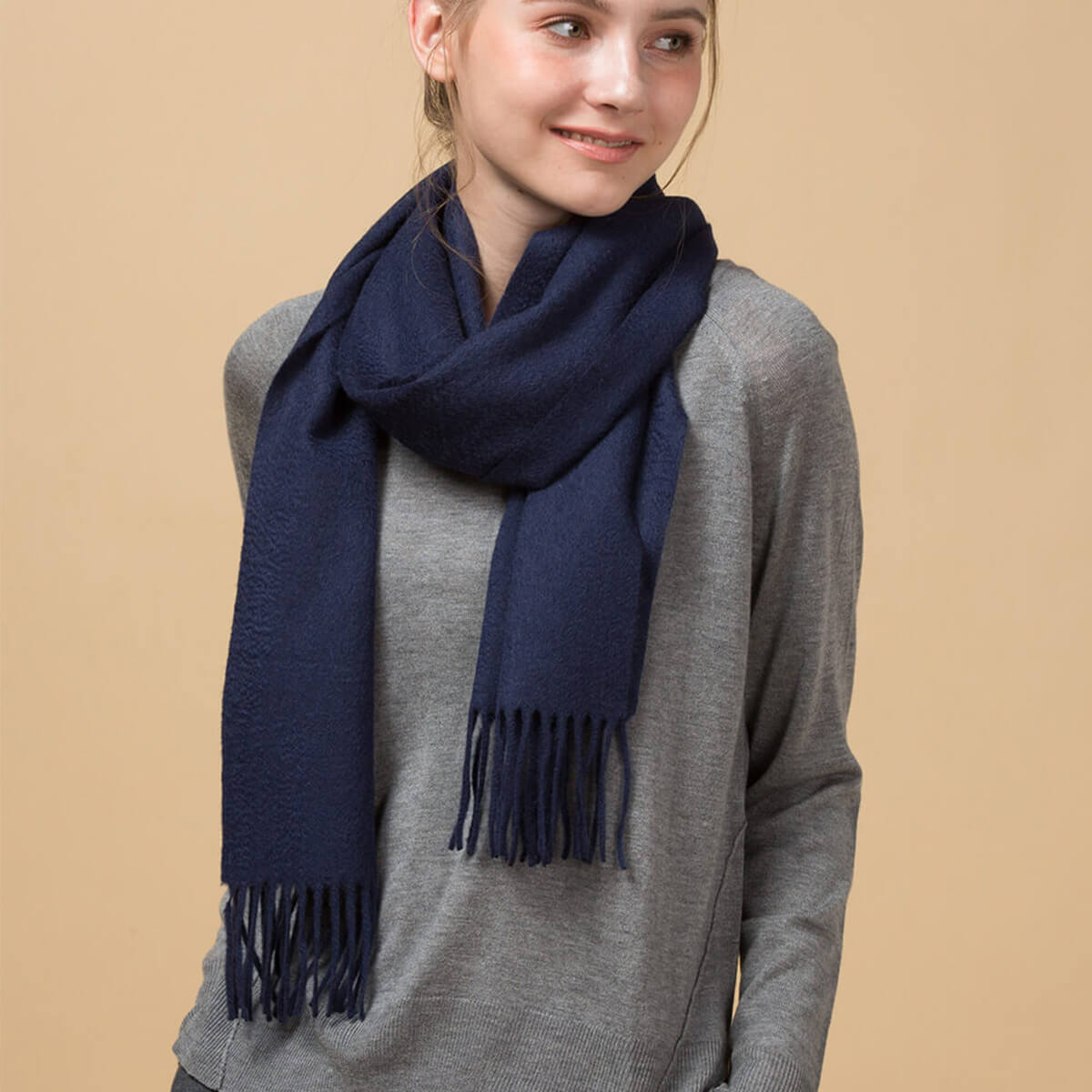 Blue cashmere scarf | 100 cashmere scarf women | ladies cashmere scarf ...