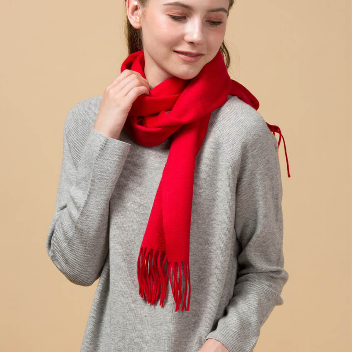 Red cashmere scarf | cashmere scarf women | best cashmere scarves – SUNXZZ