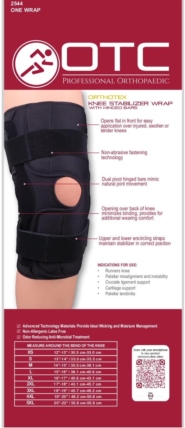 Ossur Rebound ROM Hinged Knee Brace Sleeve - 12 Length