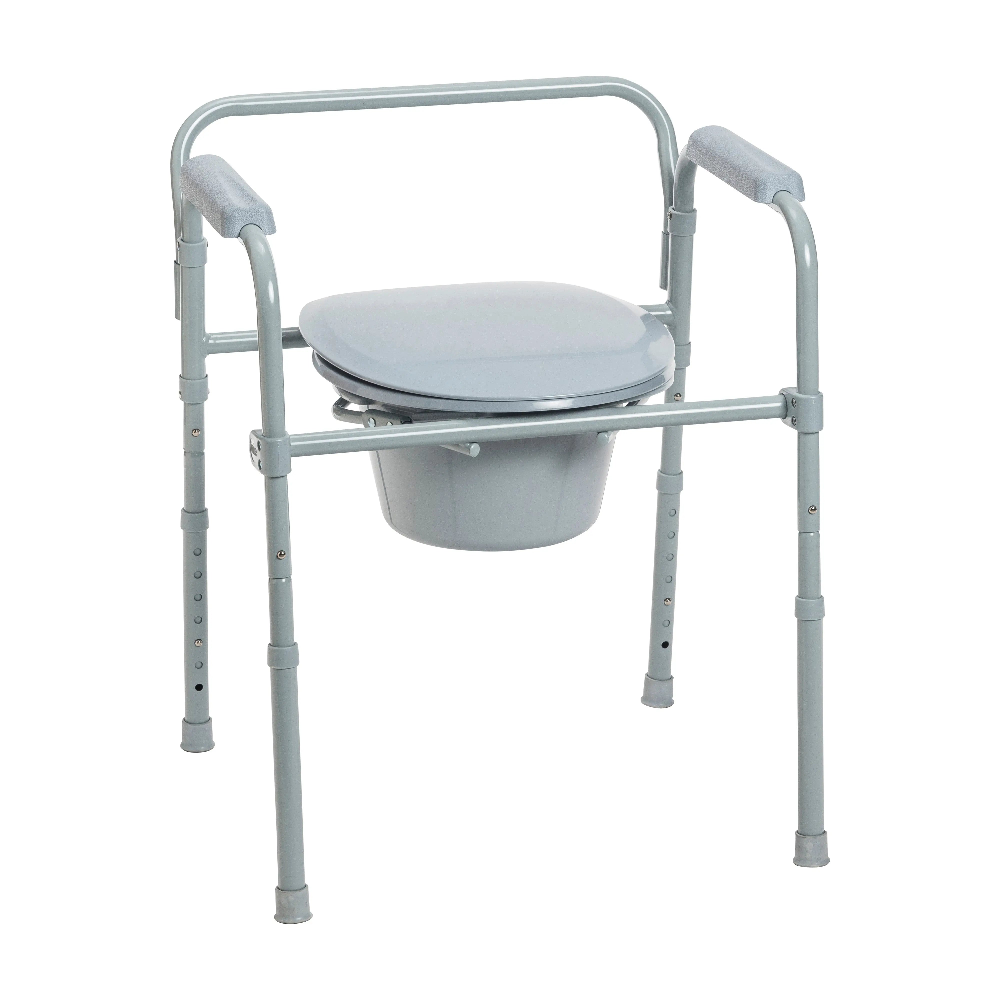 Drop Arm Commode by Homecraft, Adjustable Height and Portable