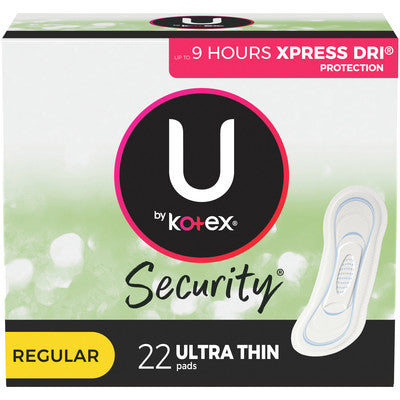 U by KOTEX® Super Premium Ultra Thin with wing teen pad