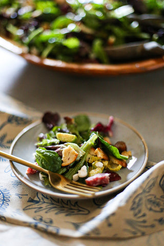 Theology of Home Date Goat Cheese Salami Salad