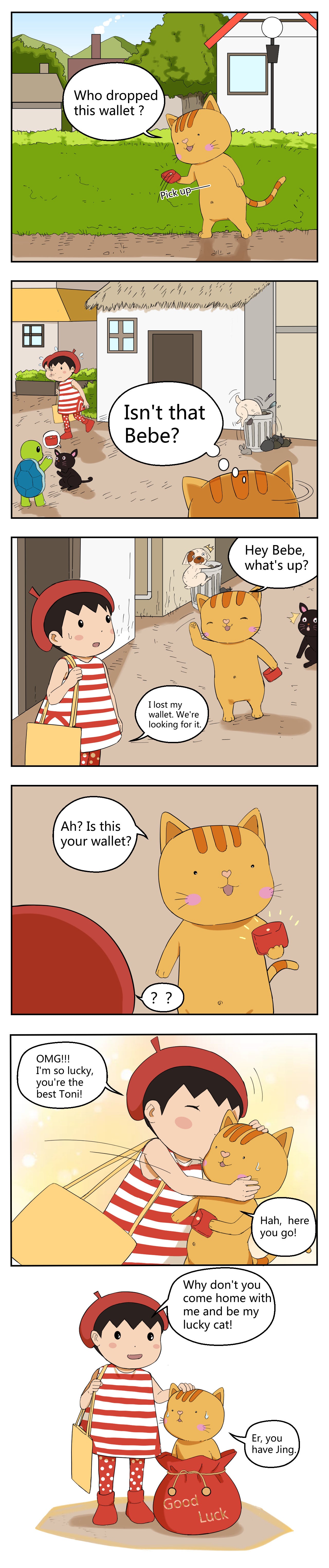 <lucky cat> Magic Globe comic