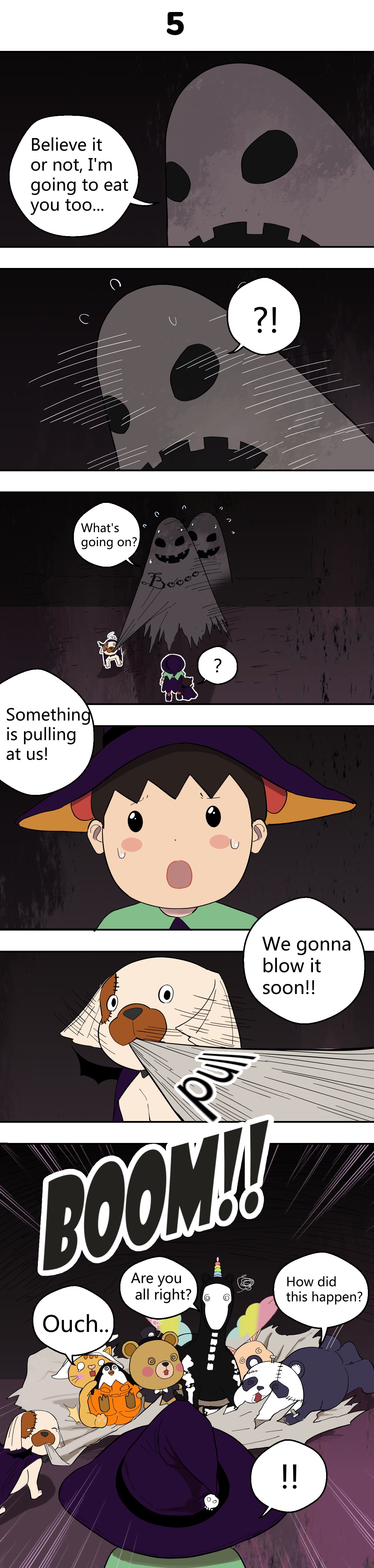 Halloween Party Magic Globe Comic