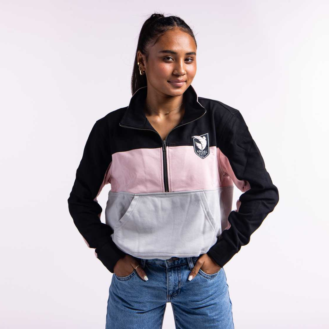 Women's Racing Louisville WEAR Black Bomber Jacket