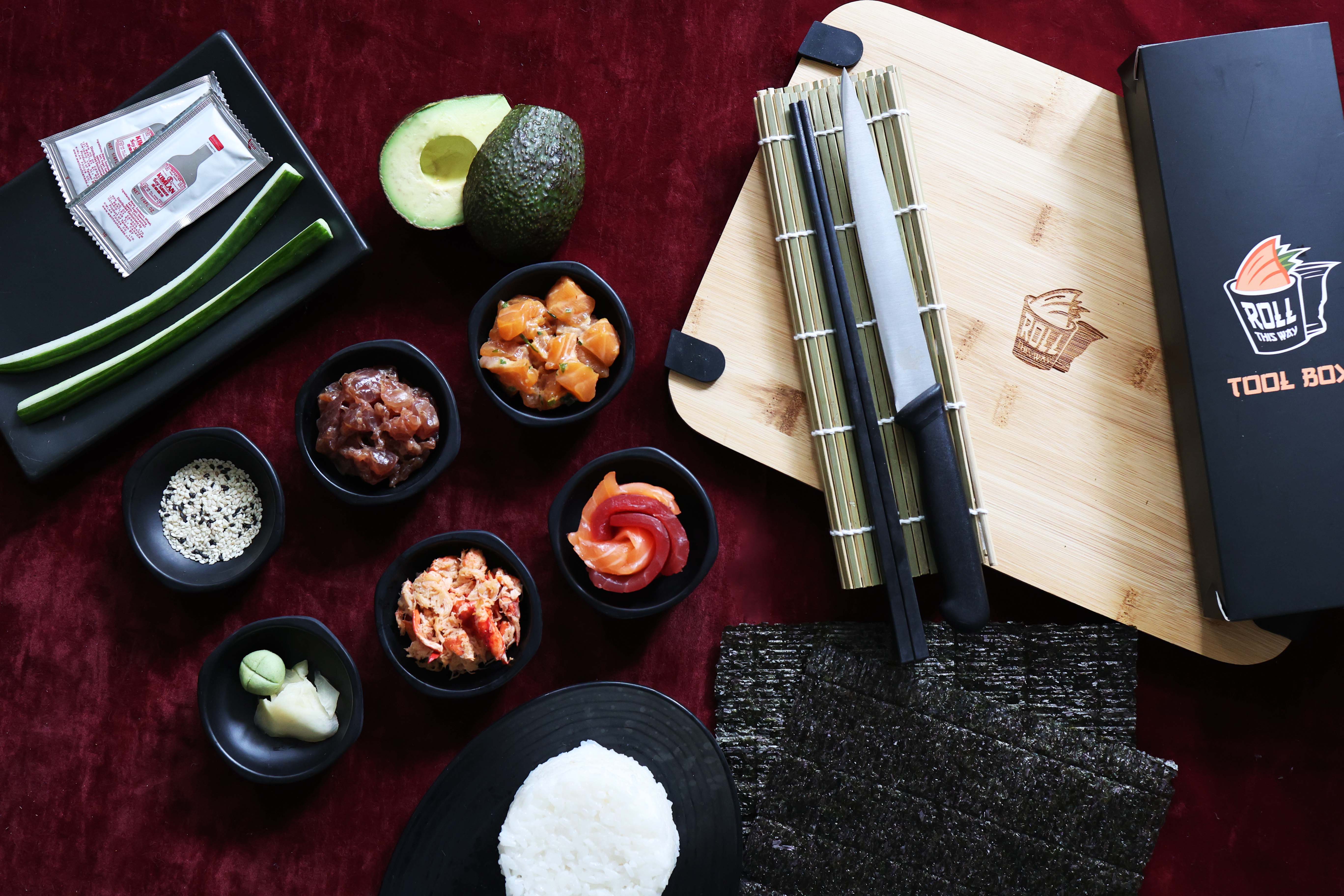 NON-PERISHABLE PRE-RECORDED SUSHI MAKING CLASS AND KIT - Roll This Way