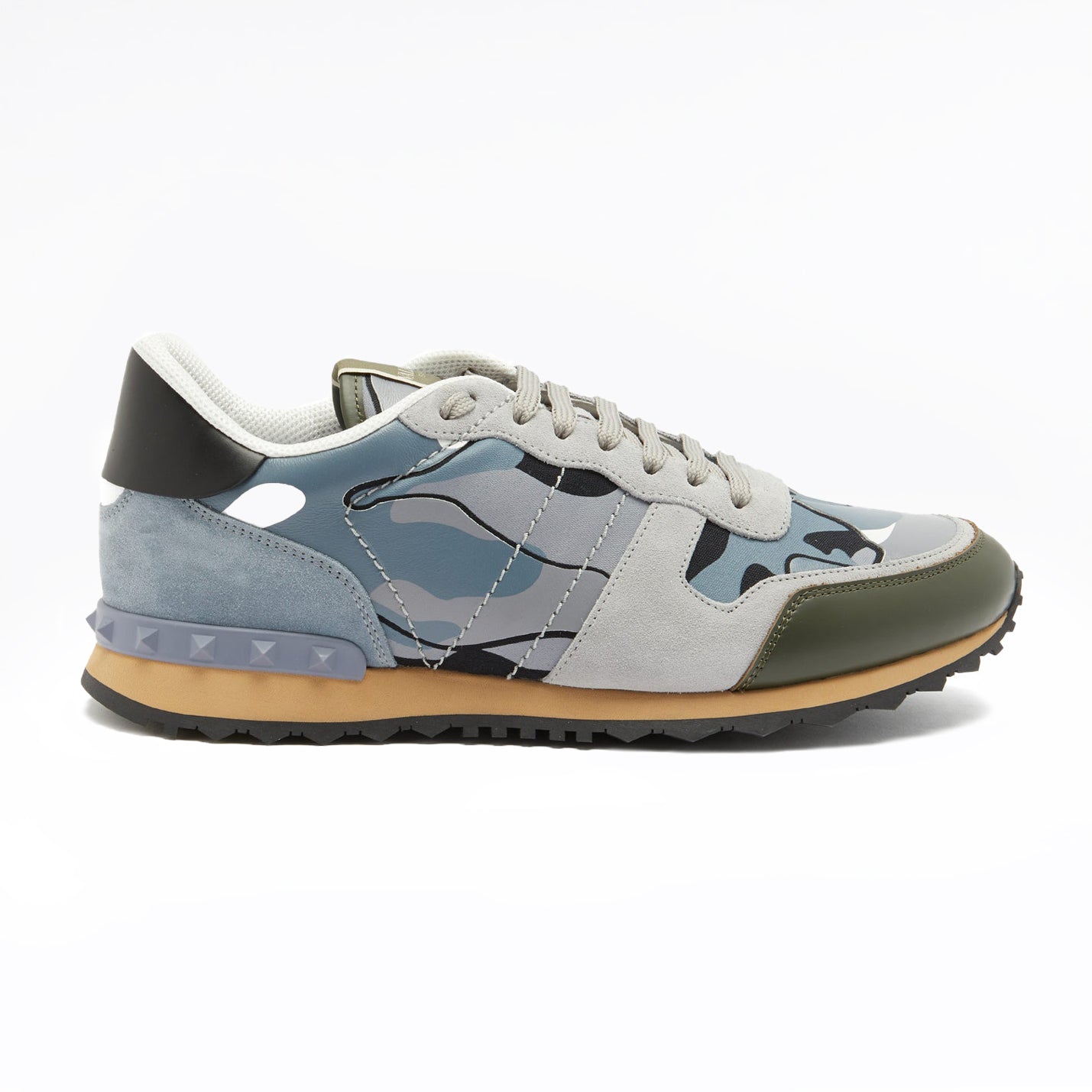 VALENTINO CAMO ROCKRUNNER GREY BLUE