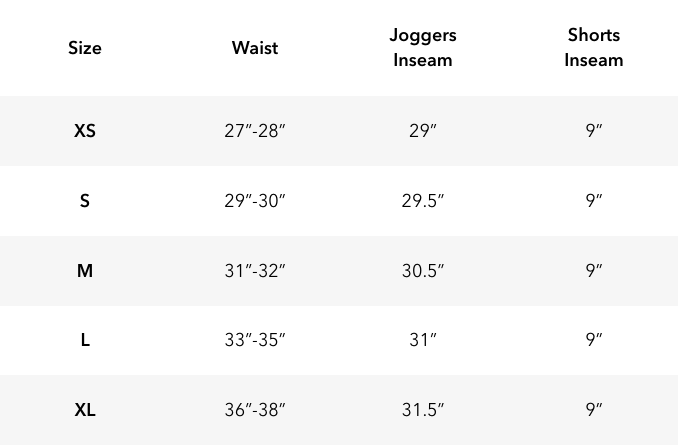 Size Chart – Wolven