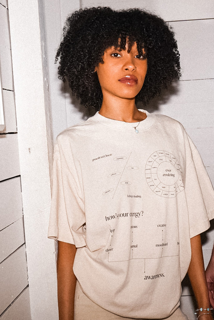 Canvas Self-Care Road Map Oversized Tee