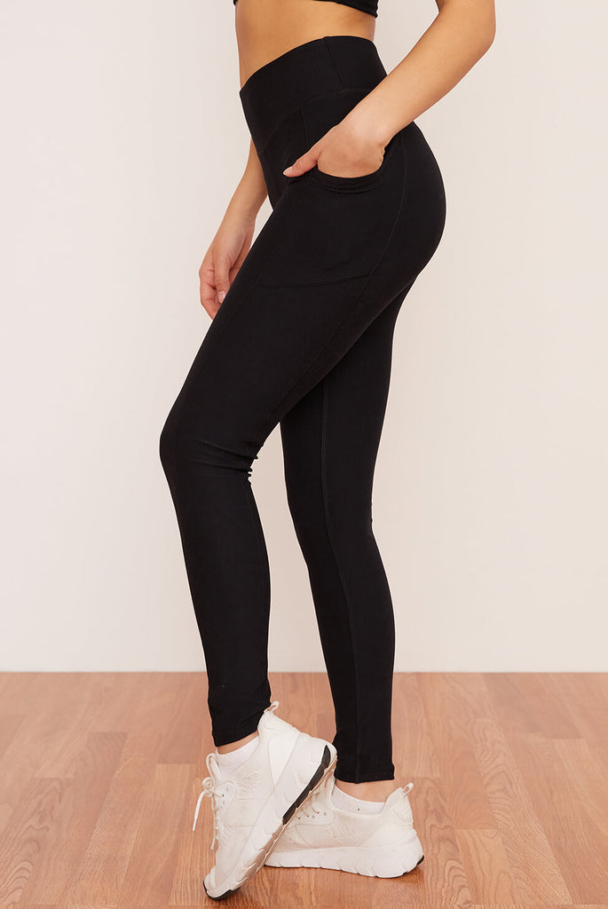 Shop Nominou - Maple Leaf Black Legging