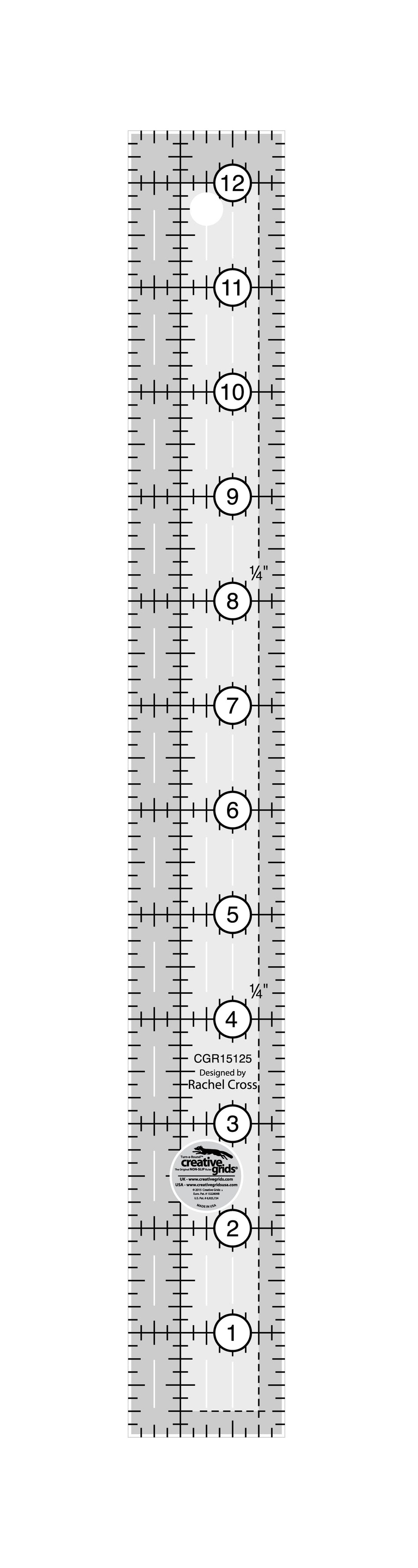 Creative Grids 11-1/2-Inch Square Quilt Ruler (CGR11)