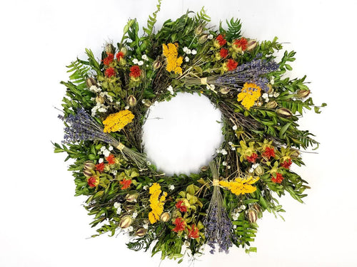 dried lavender garden wreath- 19-20 Best seller! Summer decor - handm –  The Gathering Garden