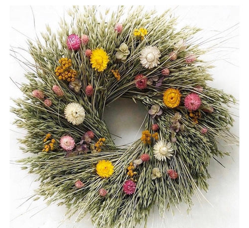 Dried Hydrangea Wreaths — Gardening Charlotte