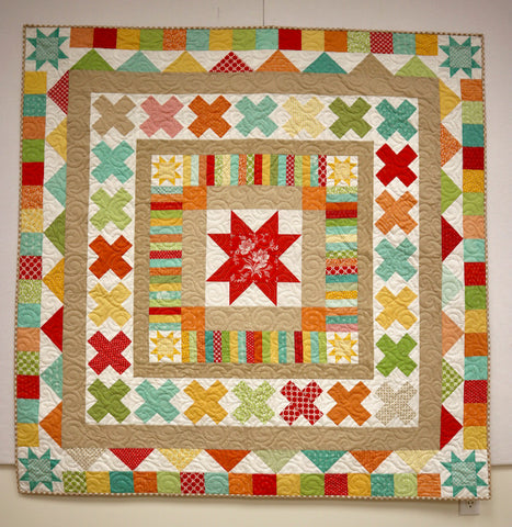 Finished 2023 Mystery Saturday Sampler Quilt