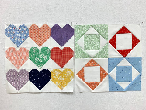 February Mystery Saturday Sampler Blocks