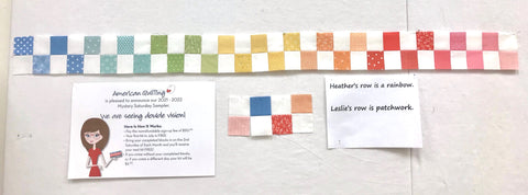 Checkerboard - May Mystery Saturday Sampler Row