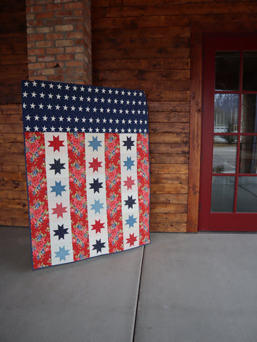 Flag of Valor Quilt Kit by American Quitling