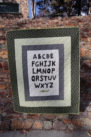 Alligator ABC Quilt Kit - Sweetwater for Moda Fabrics