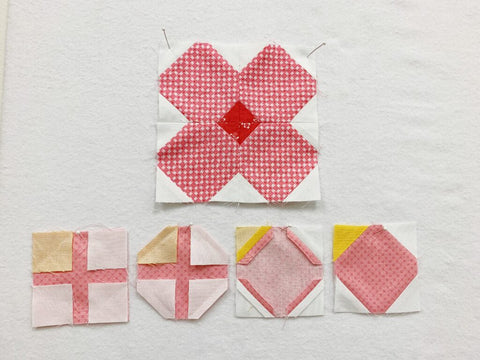 September 2020 Row Quilt - Flowers Blocks