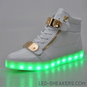 white led sneakers