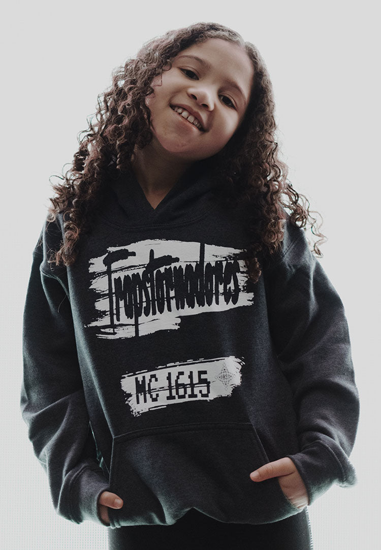 Hoodie Negro Trapstornadores Kids – MC1615 Store