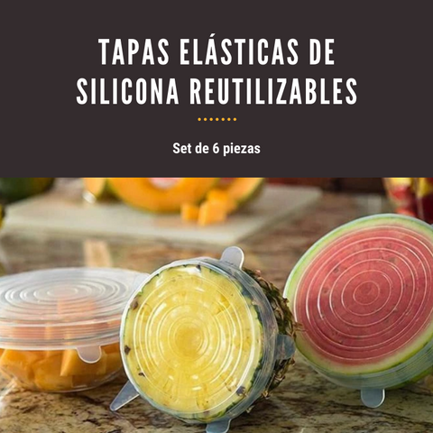 tapas de silicón