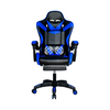 Silla Ergonómica Gamer con Asiento Ajustable, Descansa Pies y Masajeador