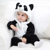 Mameluco de franelapara bebe panda
