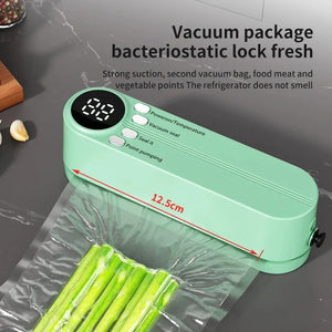 Portable USB Vacuum Sealer – Mini Heat Sealer for Airtight Food Storage & Freshness - Mamma Mia's Closet