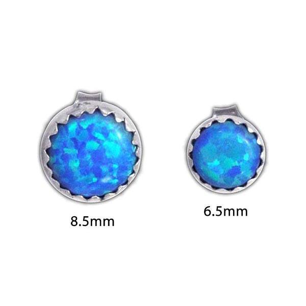 Silver925 Drop Synthetic Opal Earrings  Soporosdrop  Ops Jewelry