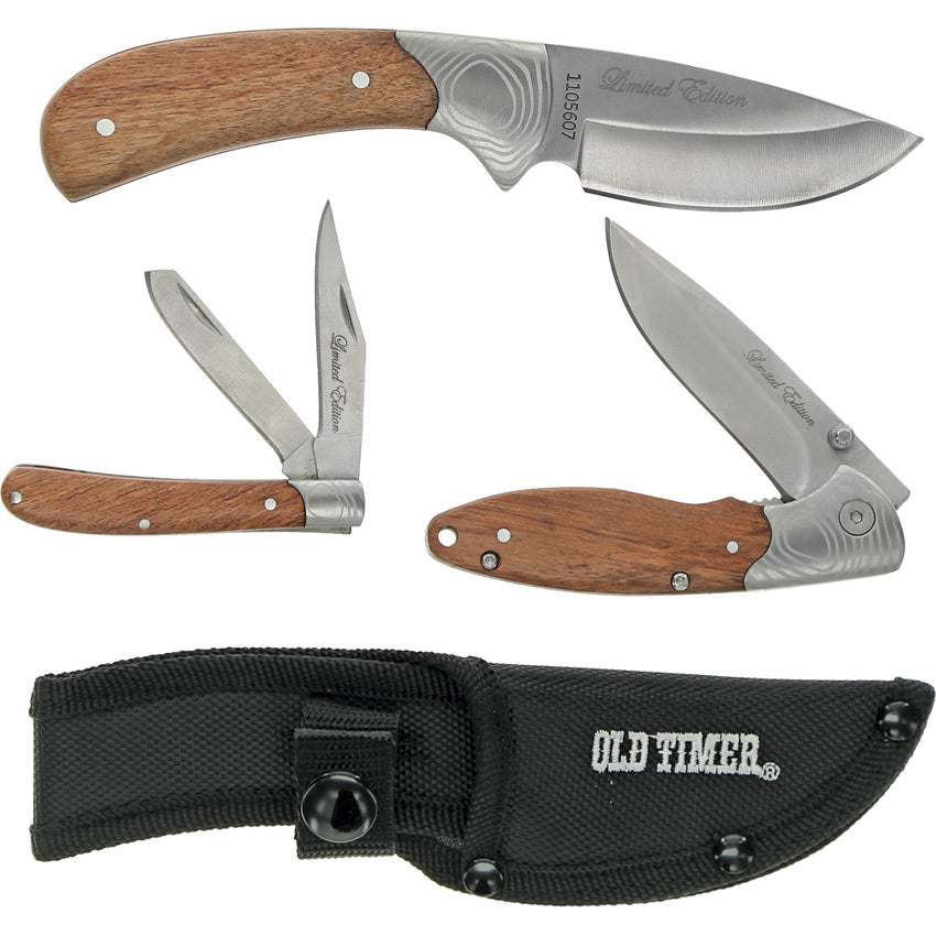 old timer utility pocket knife with clip