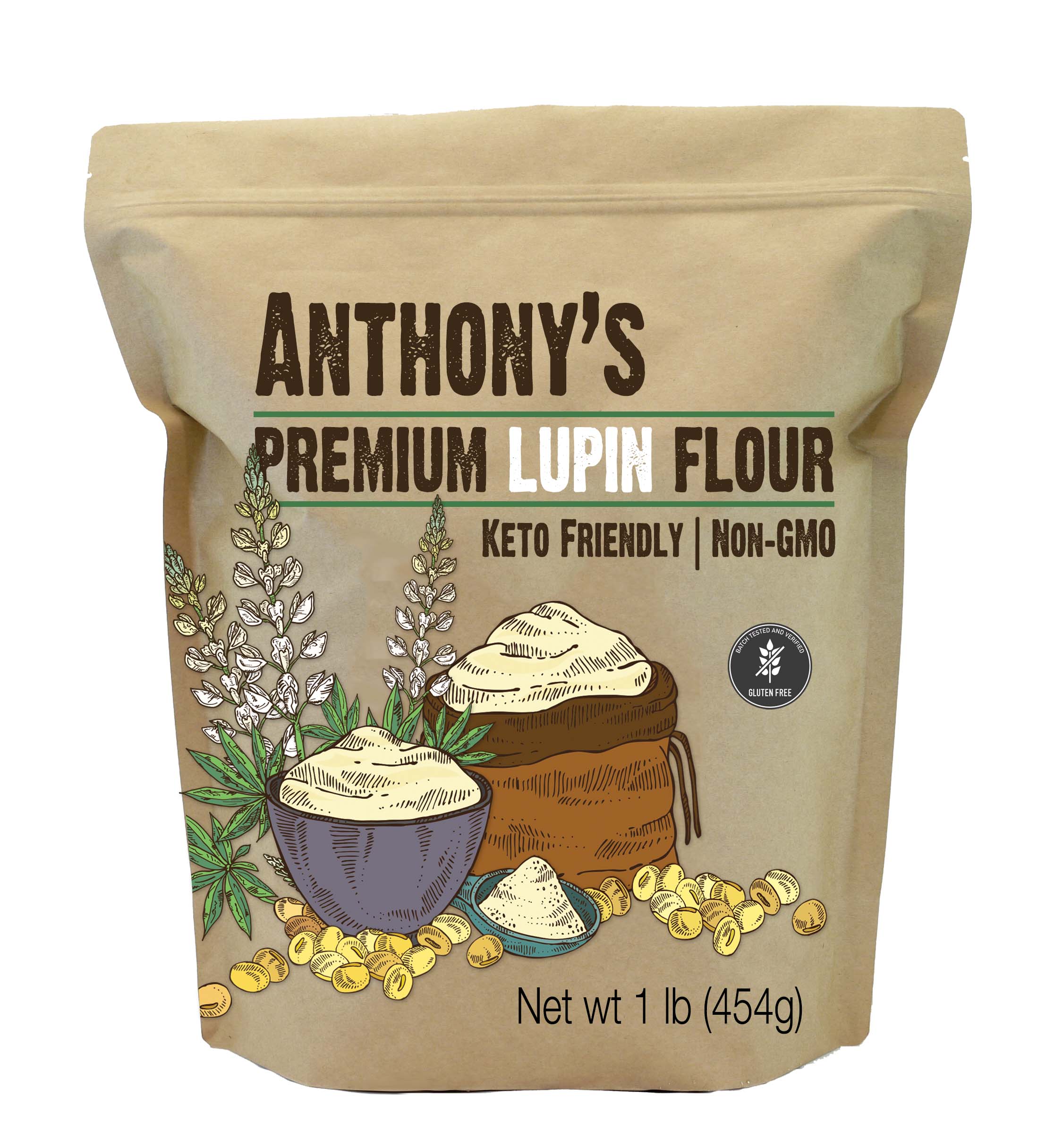 Premium Lupin Flour: Gluten Free & Keto Friendly – Anthonys Goods